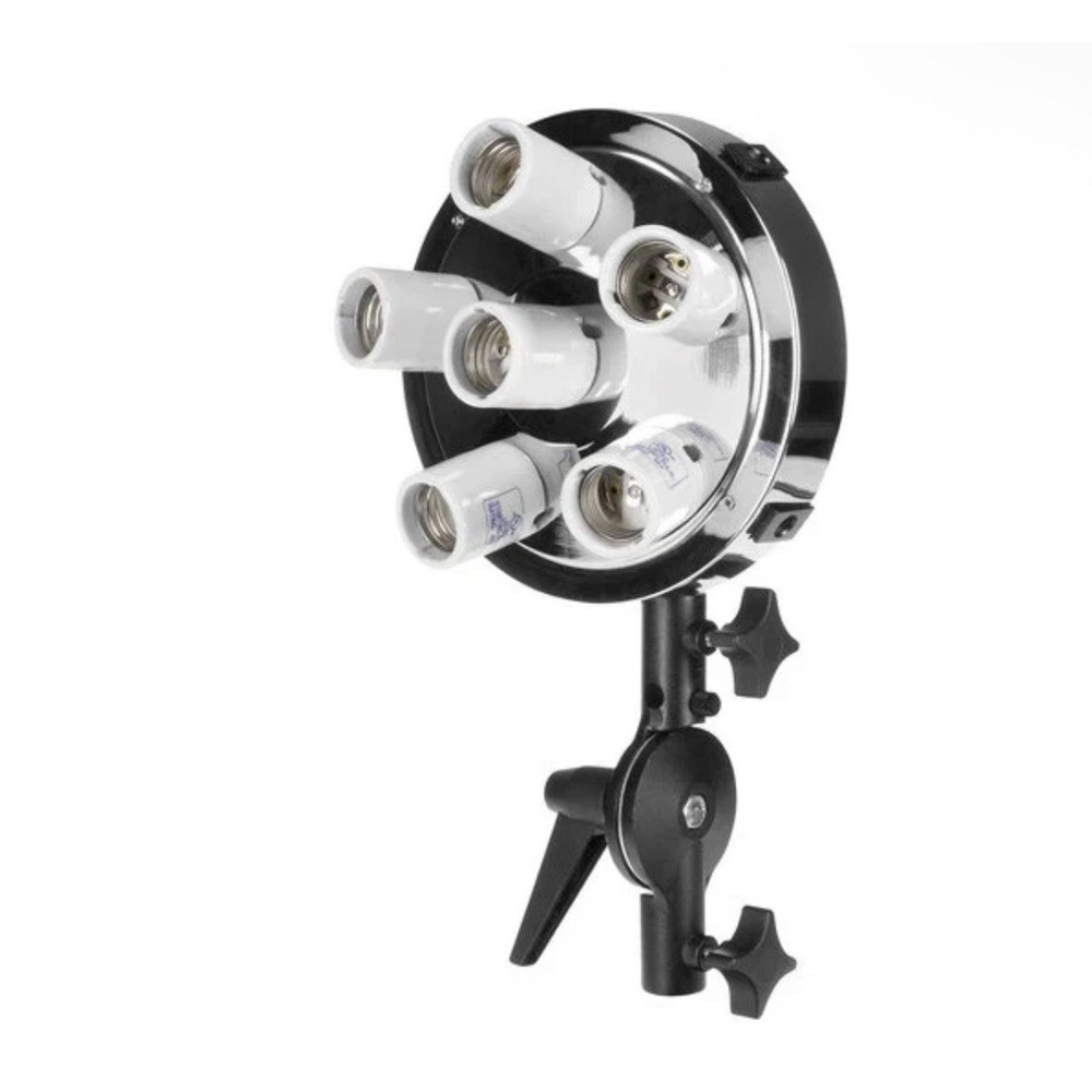 NIB Westcott Spiderlite TD6 Fixture with Flex Bracket New In Box Light Head Tilt